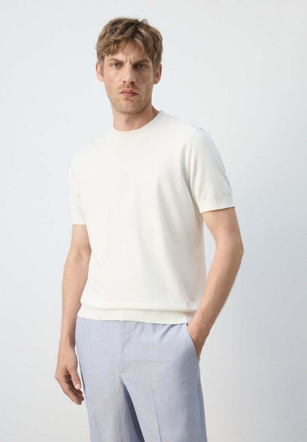 Mango ADULT - Basic T-shirt - off-white