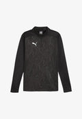 Puma FUSSBALL - WARM - Sweatshirt - schwarzsilber