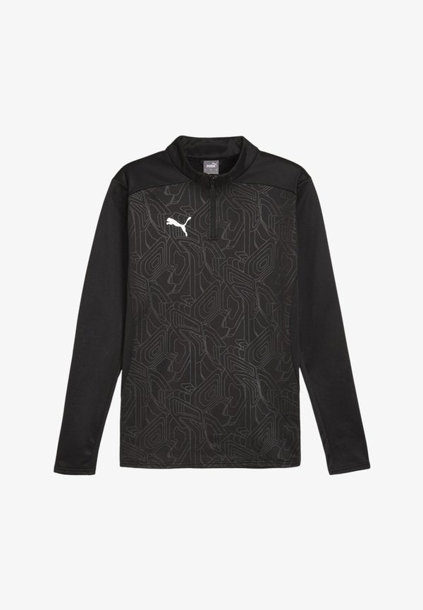Puma FUSSBALL - WARM - Sweatshirt - schwarzsilber