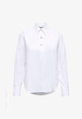 ONLY ONLLYRA - Button-down blouse - cloud dancer
