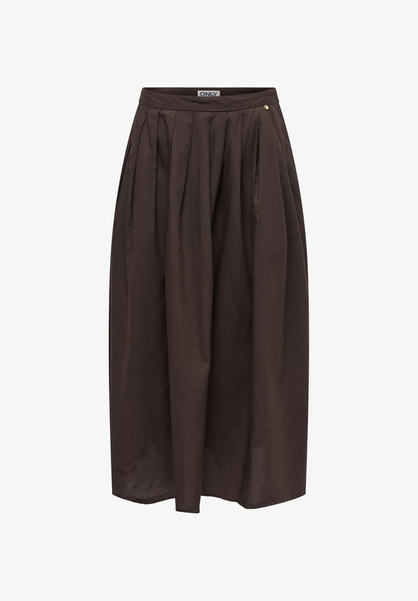 ONLY SKIRT ONLISOLA SKIRT LONG SKIRT - A-line skirt - coffee bean