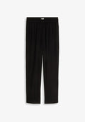 TOM TAILOR LOOSE FIT PANTS - Trousers - deep black