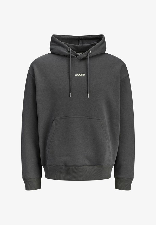 Jack & Jones PULLOVER - Hoodie - asphalt