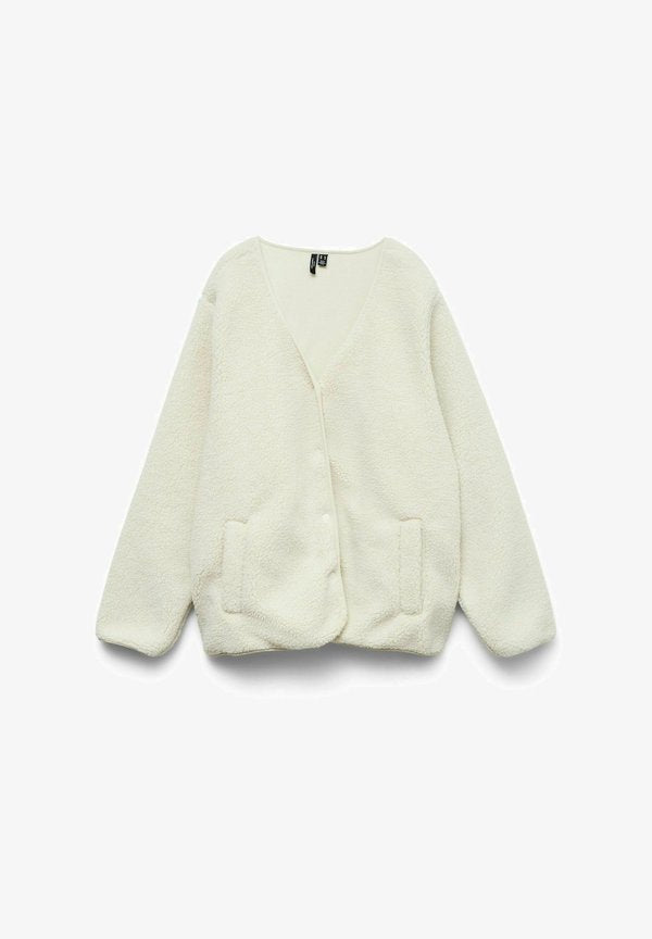 Vero Moda Curve VMCJOSEFIN - Light jacket - cannoli cream
