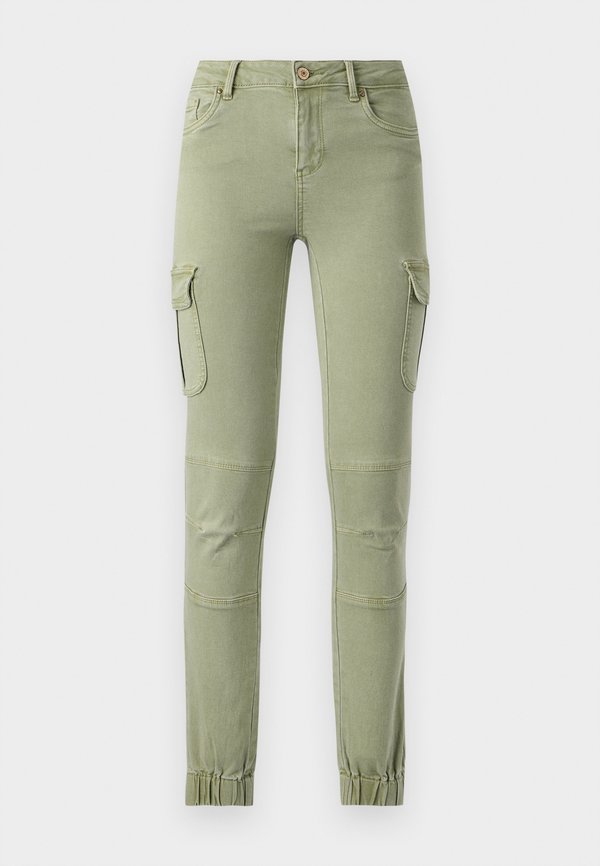 ONLY ONLMISSOURI ANKL - Cargo trousers - oil green