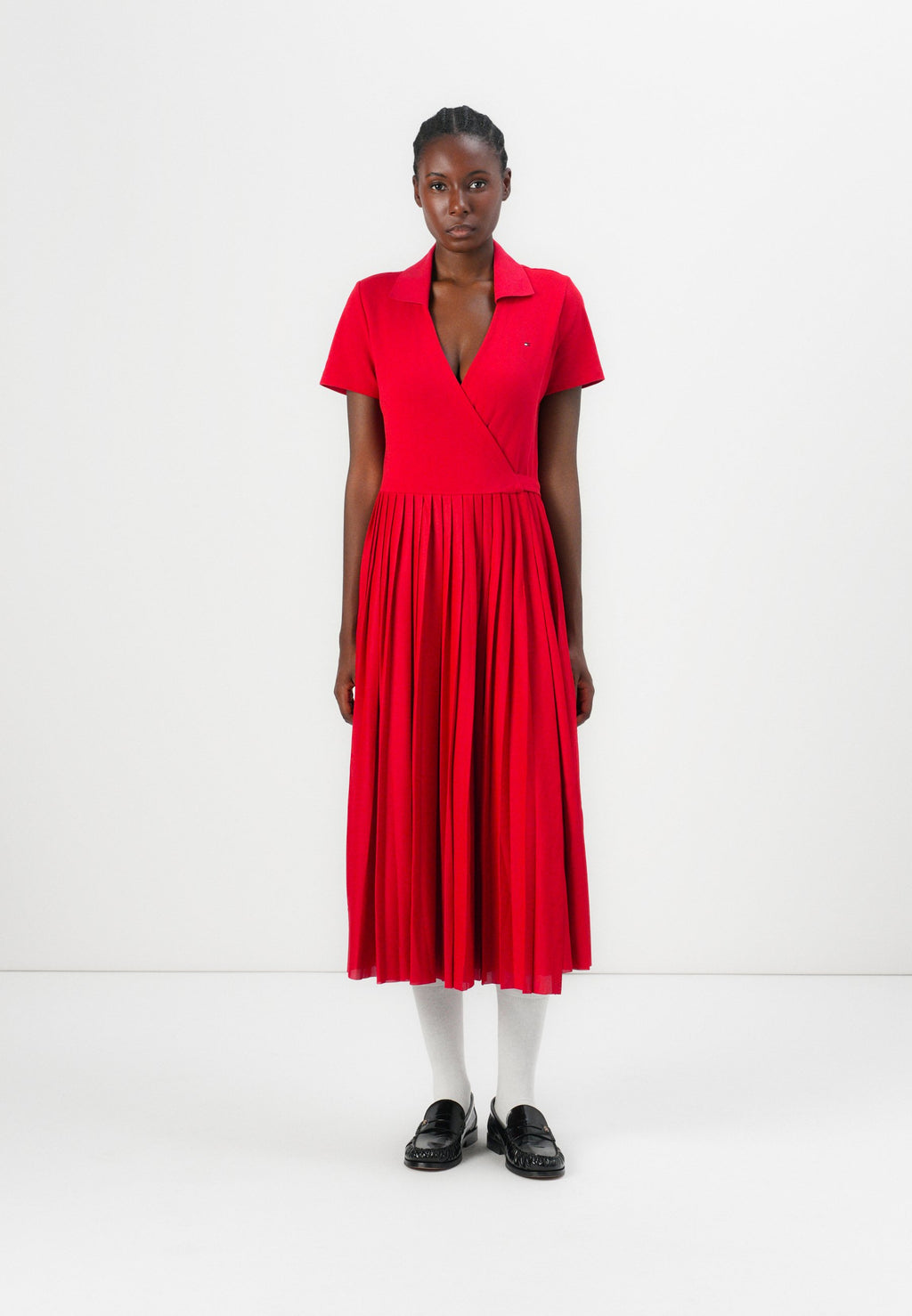 PLEATED WRAP DRESS Media 3
