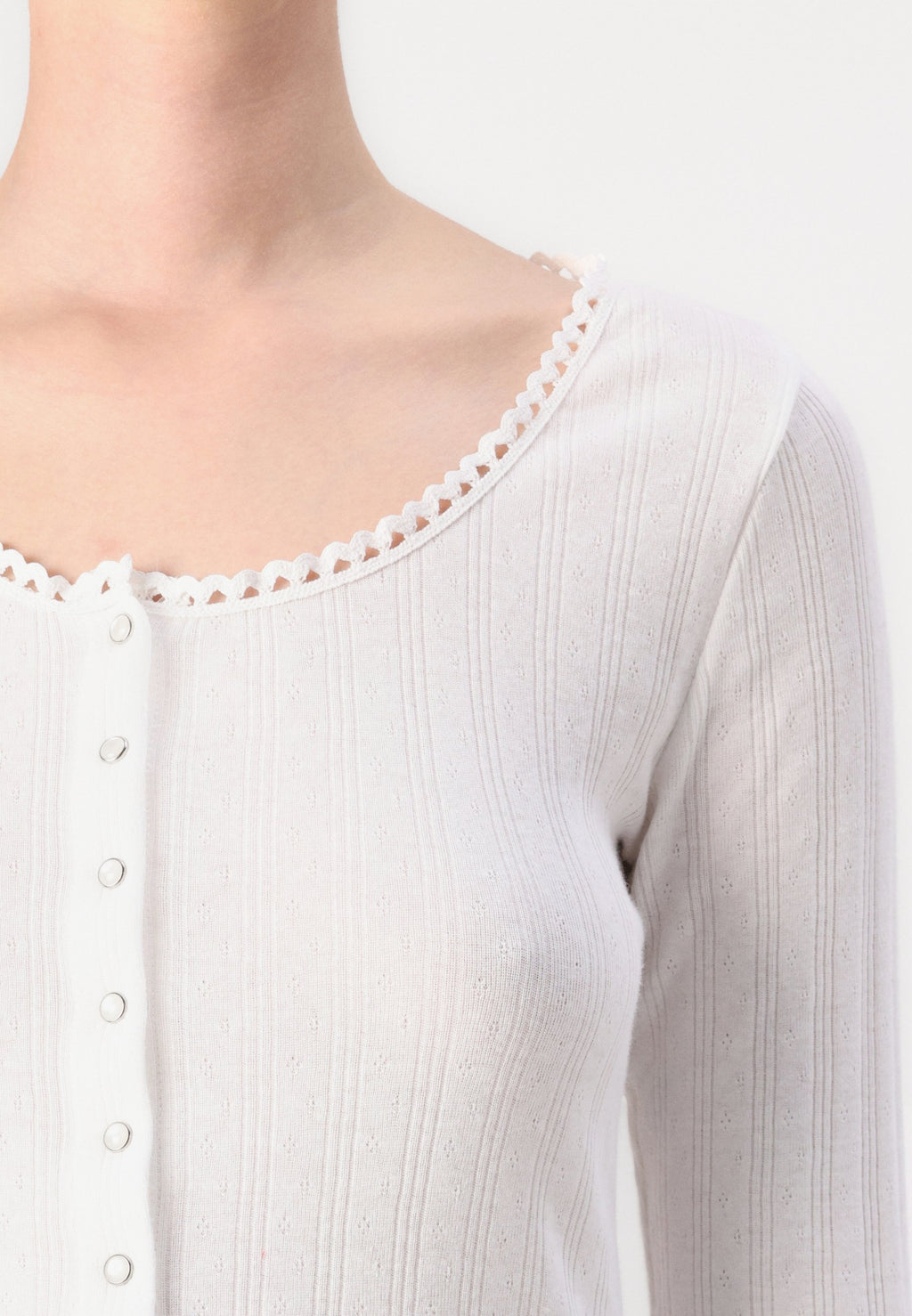 GAP POINTELLE SCOOP CARDI