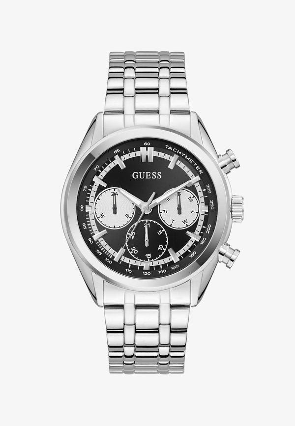 Guess DAWSON - Chronograph watch - silver tone