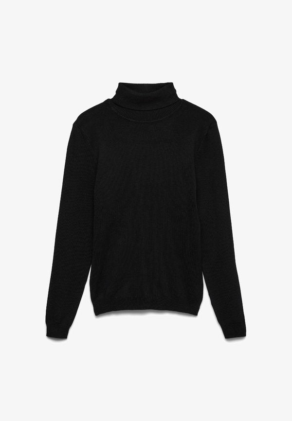 Vero Moda VMGLORY ROLLNECK - Jumper - black