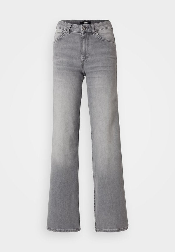 ONLY Wide-fit ONLMADISON High waist Wide Leg Fit - Wide Leg - light grey denim