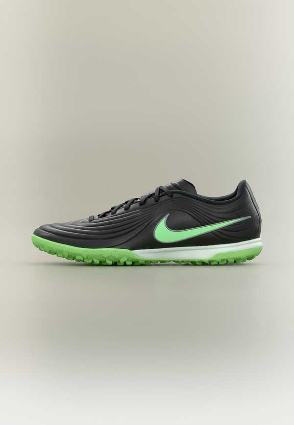 Nike Performance TIEMPO MAESTRO ACADEMY TF UNISEX - Turf football boots - black/illusion green