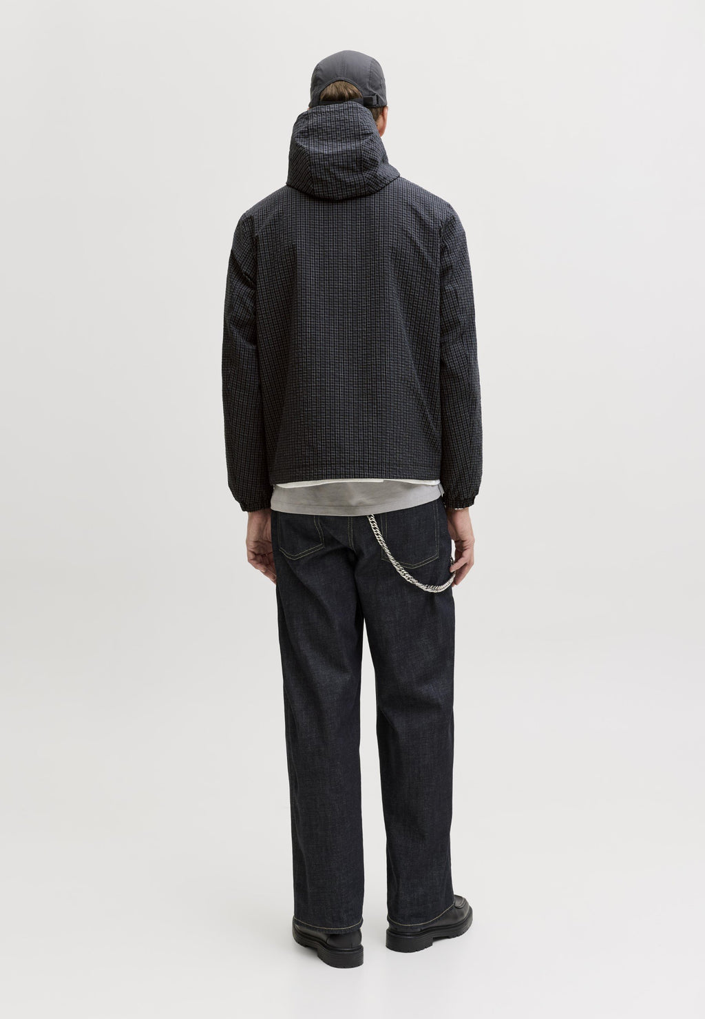 Jack & Jones NIAGRA CHECK HOOD JACKET