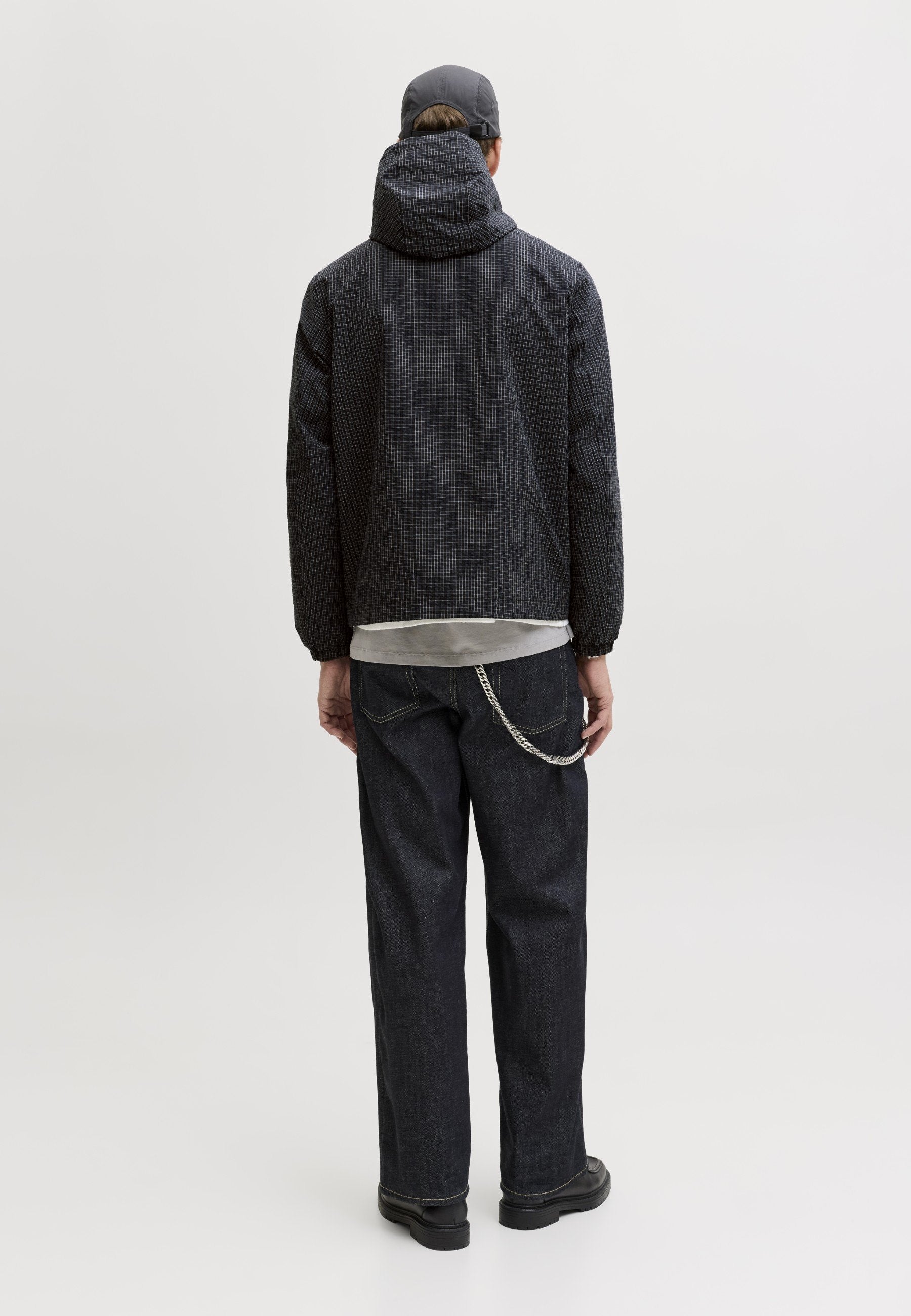 Jack & Jones NIAGRA CHECK HOOD JACKET