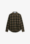 Superdry & Co LONG SLEEVE LUMBER - Shirt - buckshot check olive