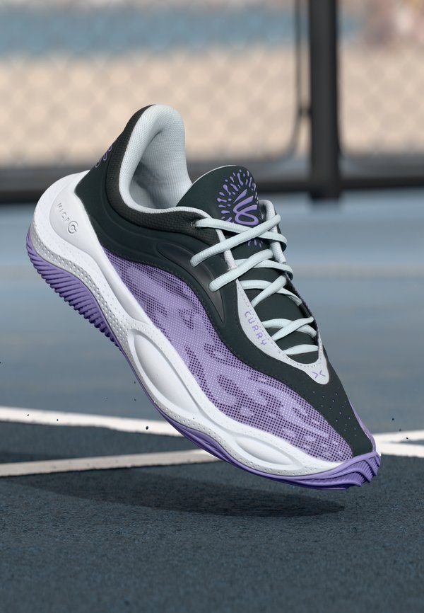 Under Armour CURRY SPLASH 25 - Basketball shoes - anthracite/halo gray/transparent