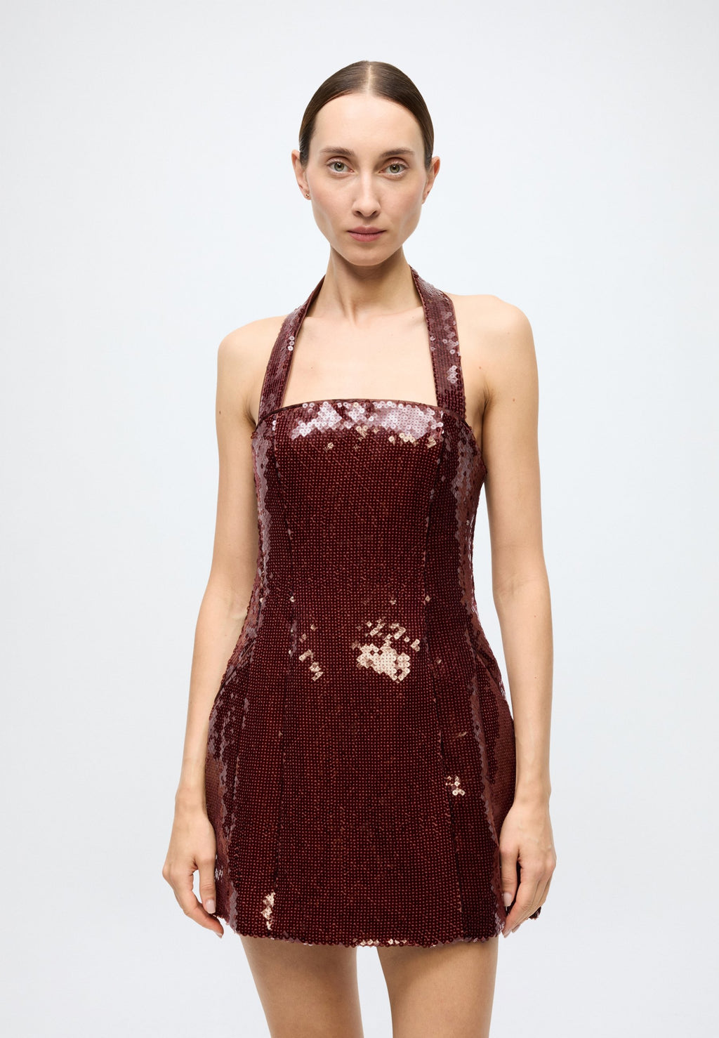 Bardot NEVELLE SEQUIN HALTER DRESS