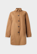 ONLY ONLORCHID INA LONG COAT OTW - Short coat - toasted coconut