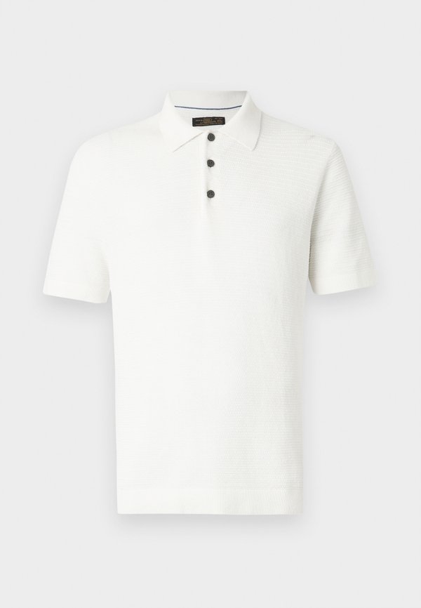Jack & Jones JPRBLURILEY KNIT POLO SS SN - Polo shirt - White