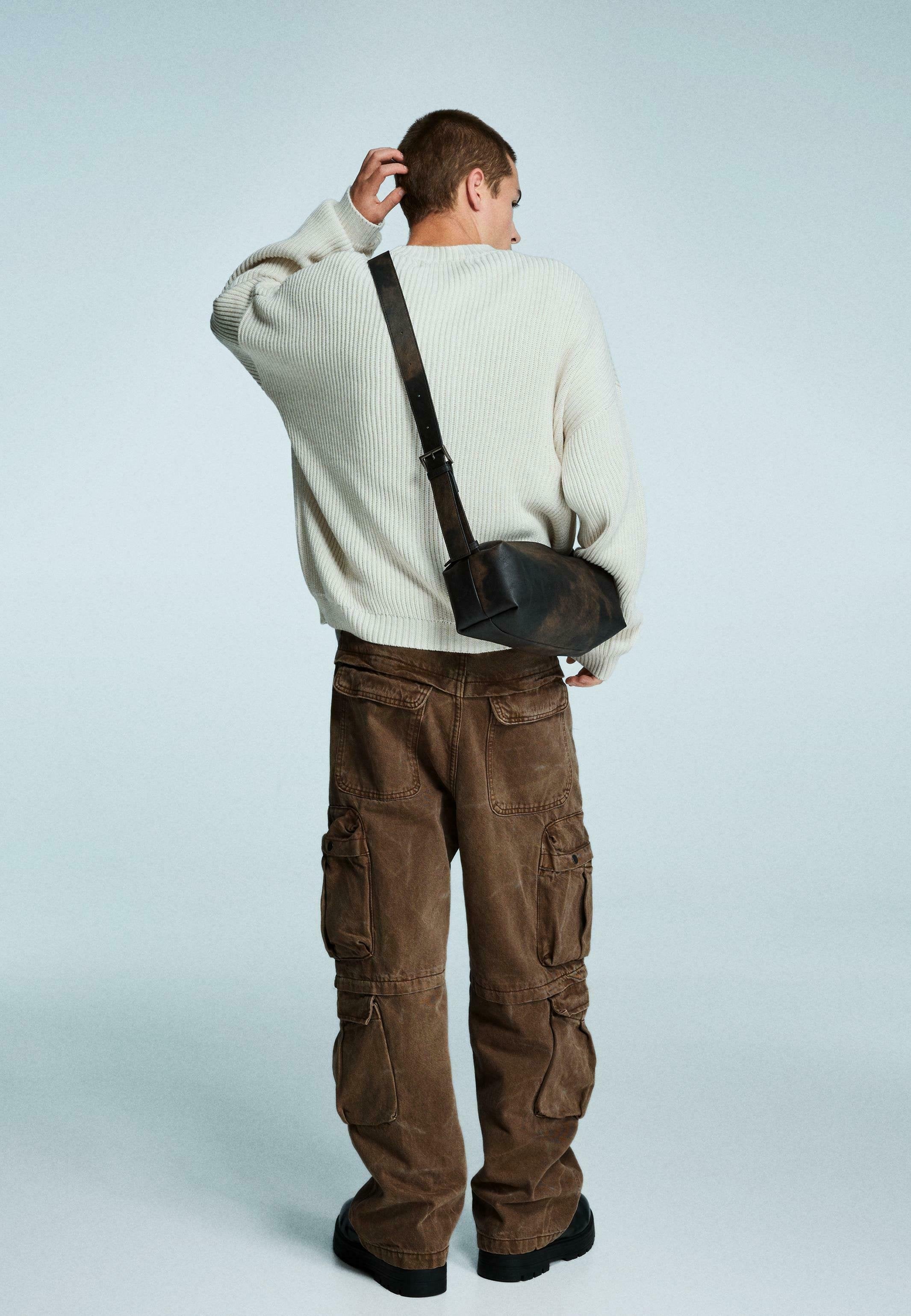 Bershka ACID WASH - MULT BAGGY