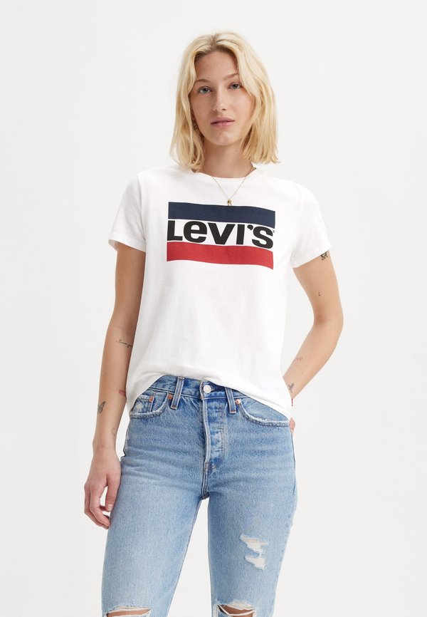 Levi's® THE PERFECT TEE - Print T-shirt - white