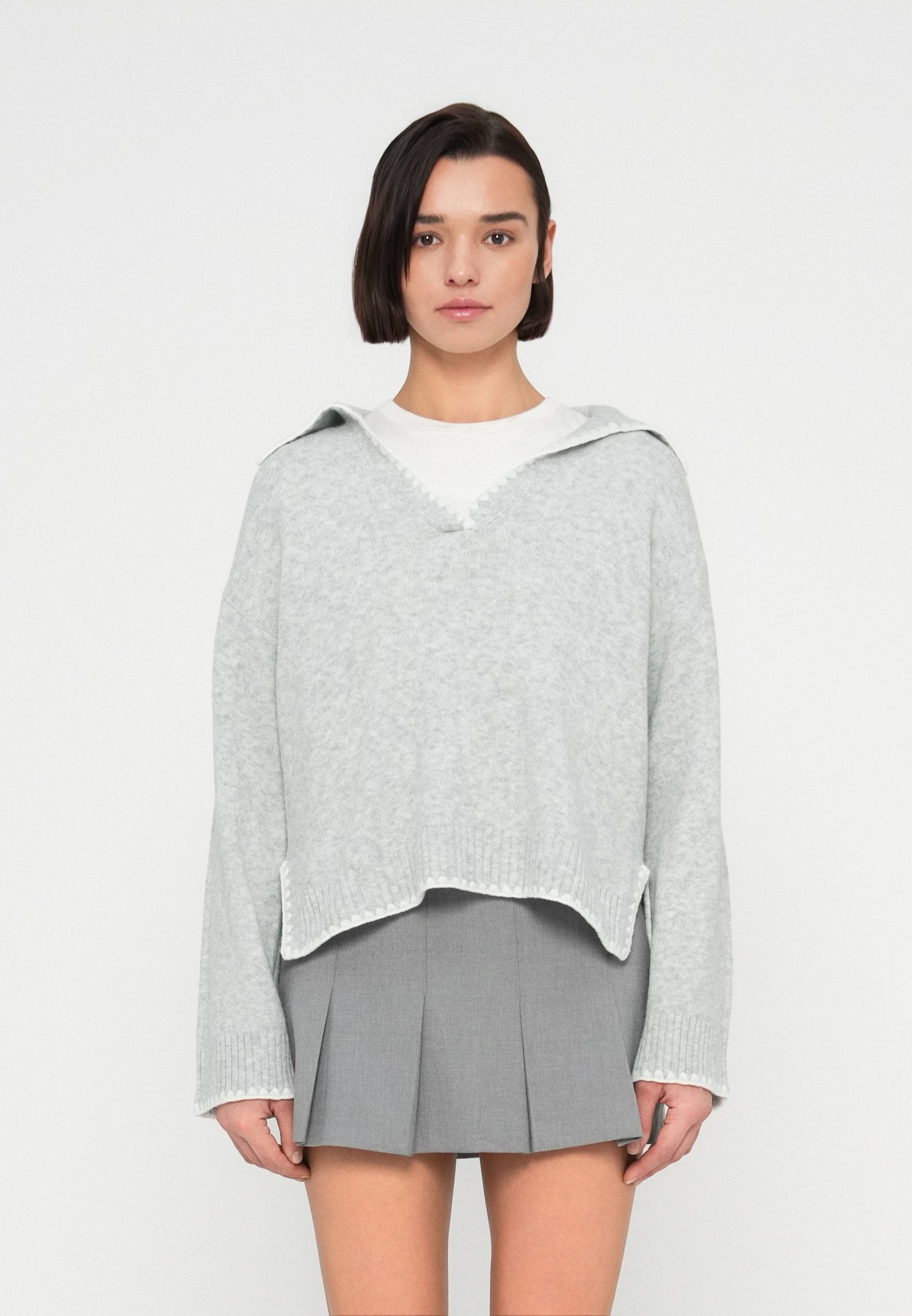 VILA Knitted V-neck