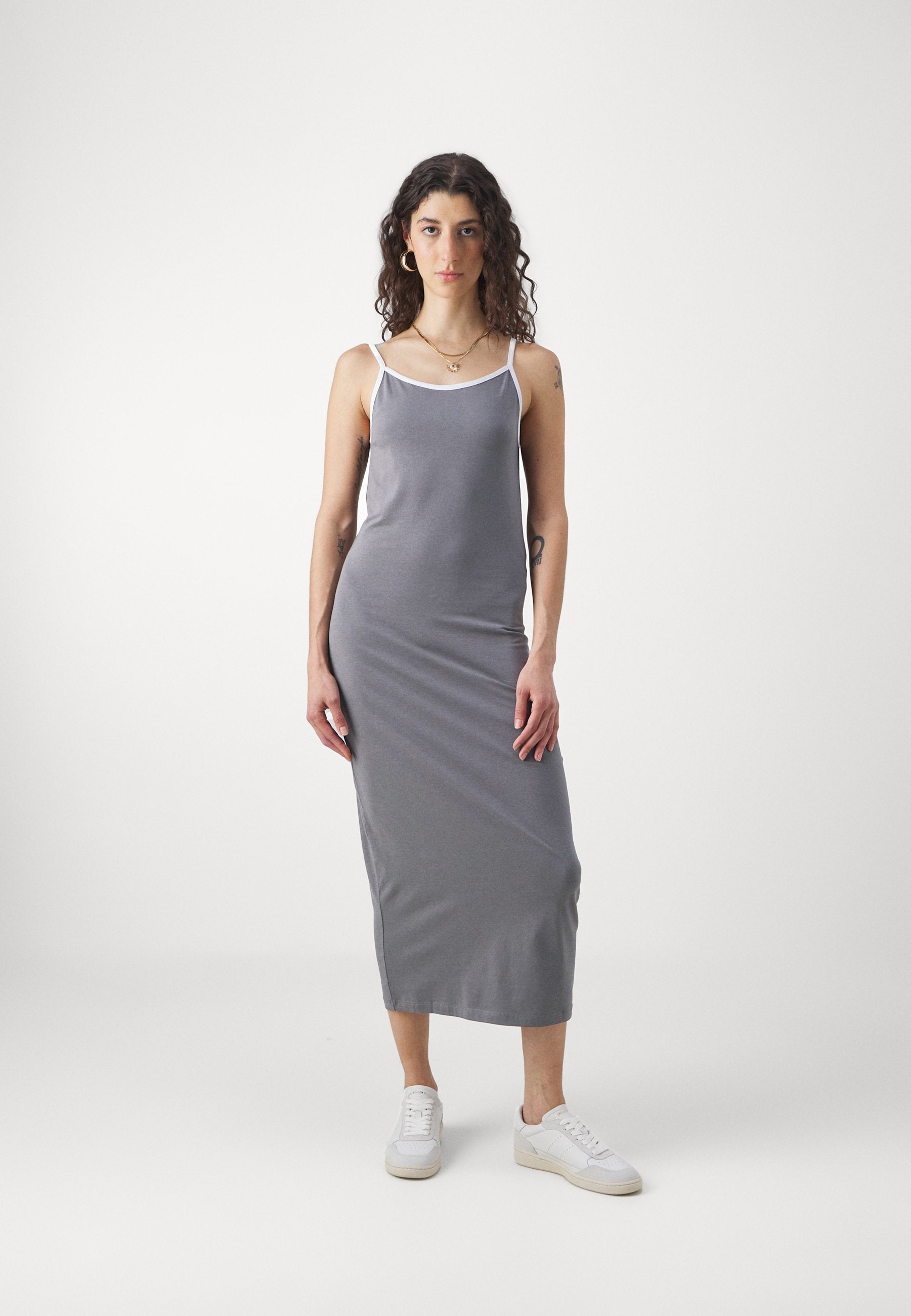 Noisy May NMKARIN SINGLET CONTRAST ANKLE DRESS