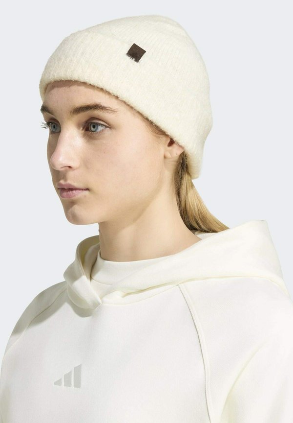 adidas Performance ADIDAS PERFORMANCE SOFT LUX BEANIE - Beanie - off white   aurora coffee