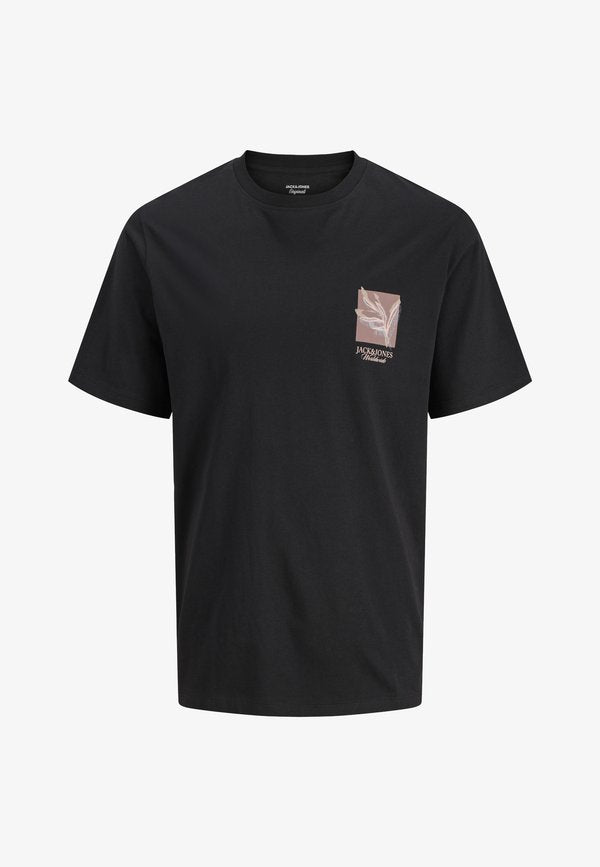 Jack & Jones Plus Size - Print T-shirt - black