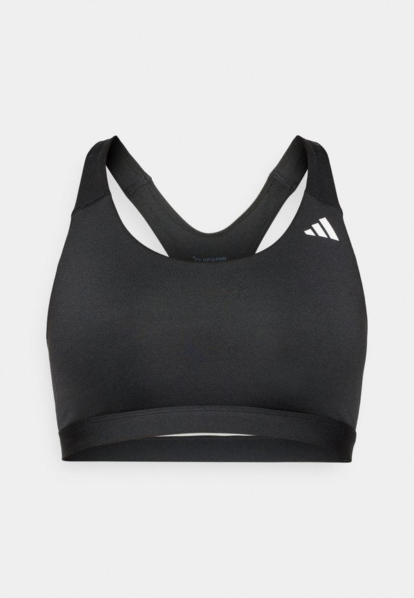 adidas Performance OPTIMÉ ESSENTIALS WORKOUT MEDIUM SUPPORT BRA - Medium support sports bra - black