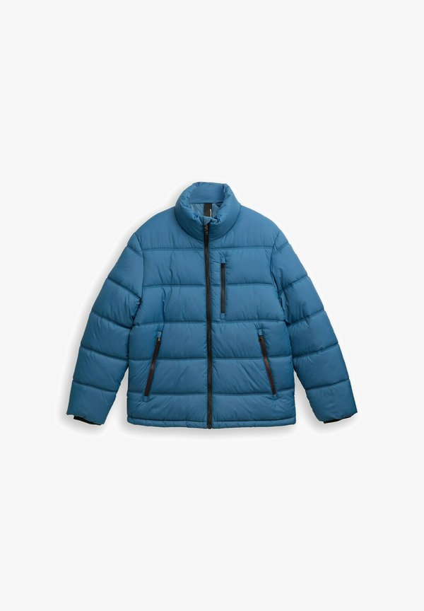 TOM TAILOR PUFFER AUS WASSERABWEISENDEM - Winter jacket - real teal blue