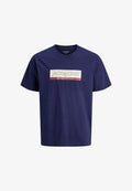 Jack & Jones T- - Print T-shirt - ocean cavern