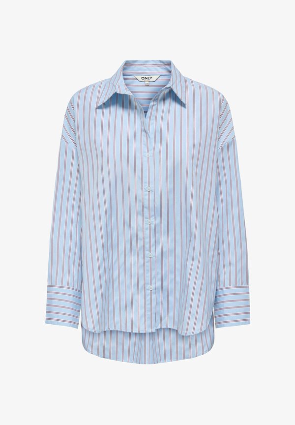 ONLY ONLOREGON ALVA LS REG SHIRT NOOS WVN - Button-down blouse - dusty blue