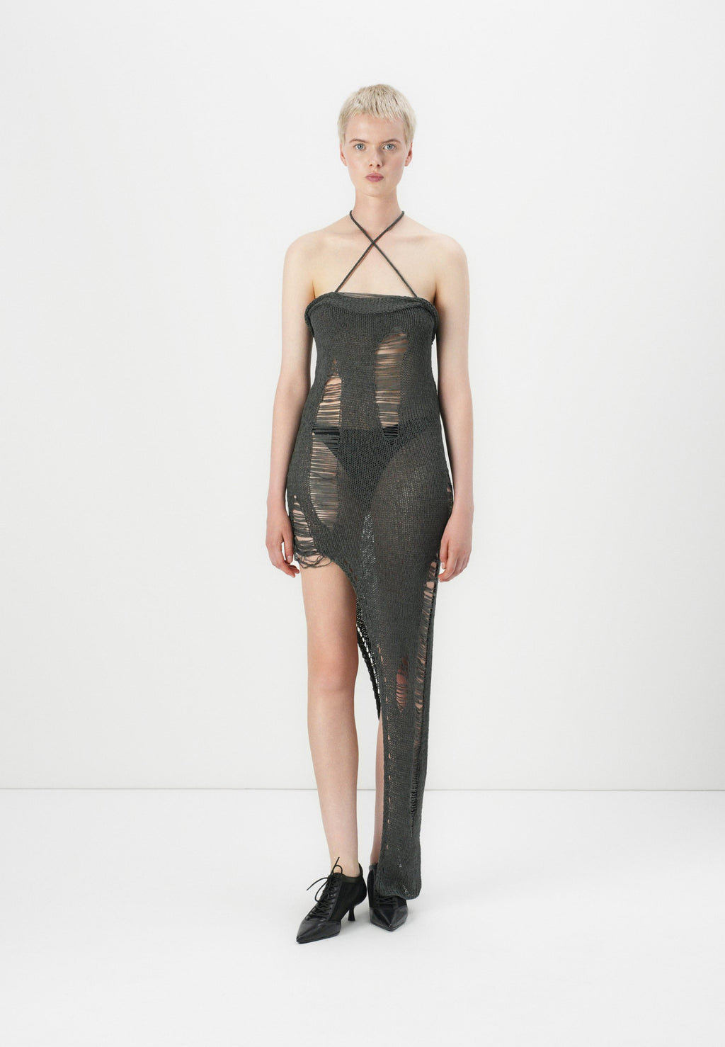 Jaded London LADDERED BANDEAU DRESS