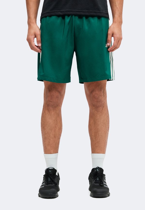 adidas Sportswear ESSENTIALS 3-STRIPES CHELSEA LITE SHORTS - Sports shorts - collegiate green/off white