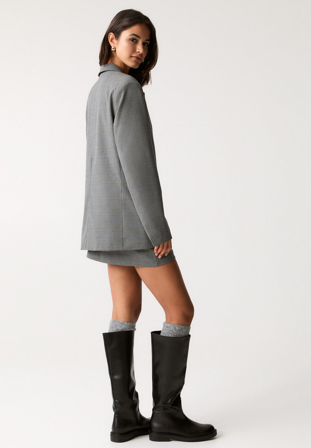 PULL&BEAR CHECK OVERSIZE