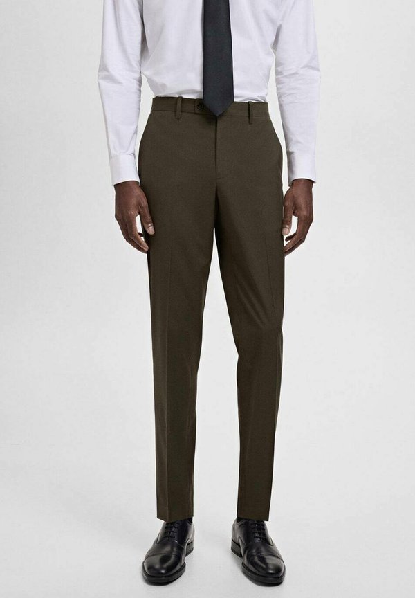 Mango Suit trousers - khaki
