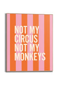 Orange Wallz MONKEY CIRCUS