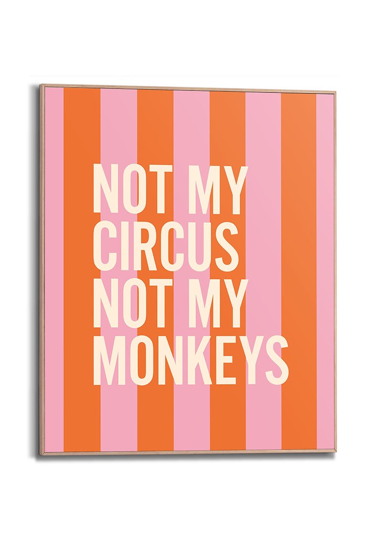 Orange Wallz MONKEY CIRCUS