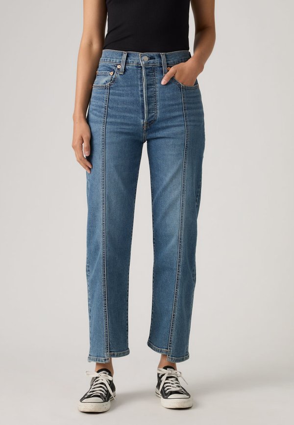 Levi's® RIBCAGE ANKLE SEAMED EDGE - Straight leg jeans - as it seams