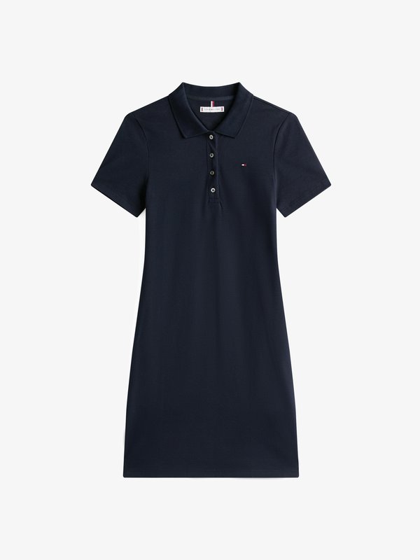 Tommy Hilfiger SLIM DRESS  - Shirt dress - desert sky