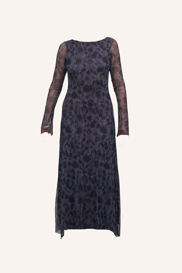 WAL G. GRACIE LONG SLEEVE MAXI
