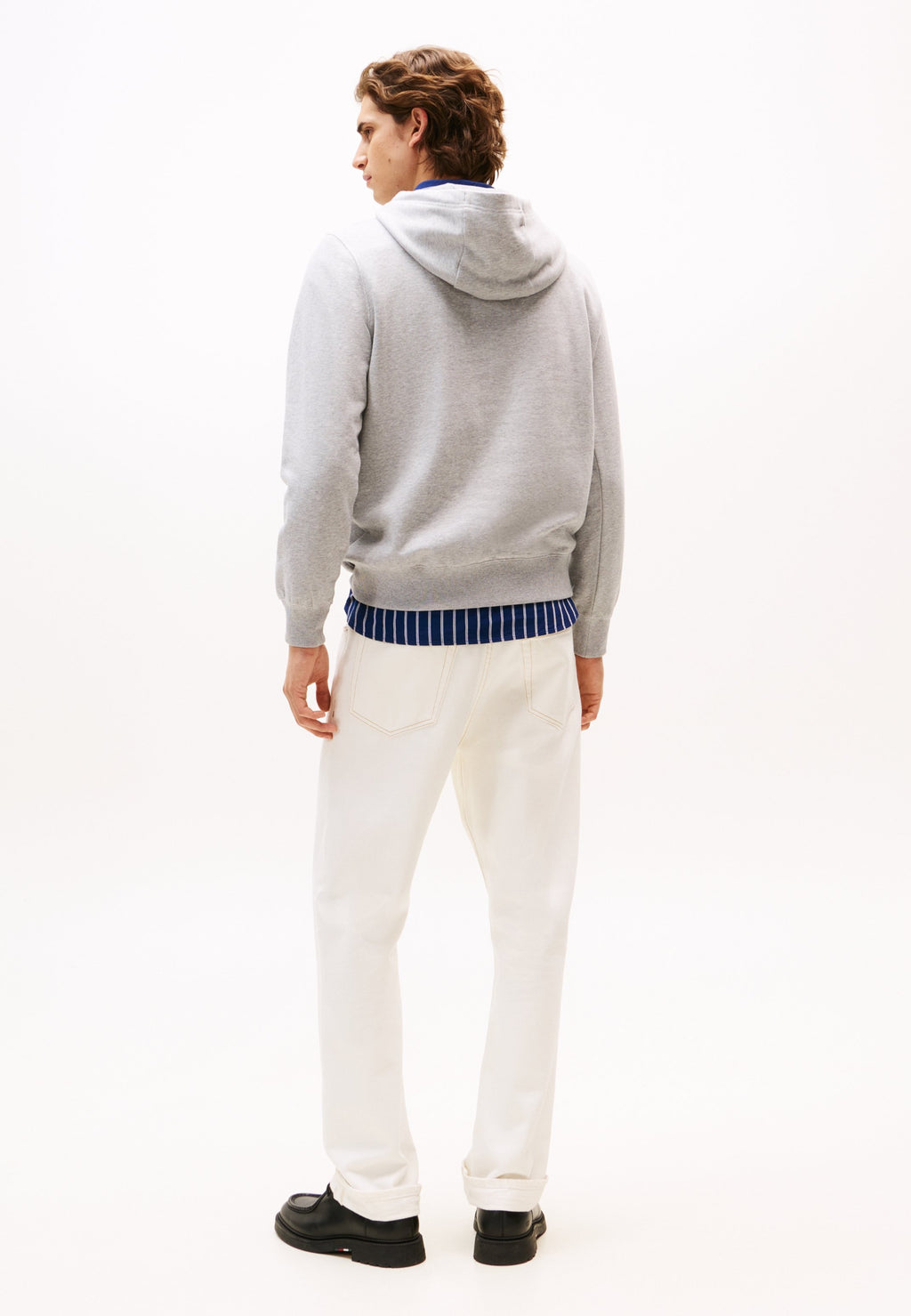 FLAG EMBROIDERY TERRY DRAWSTRING HOODY Media 4