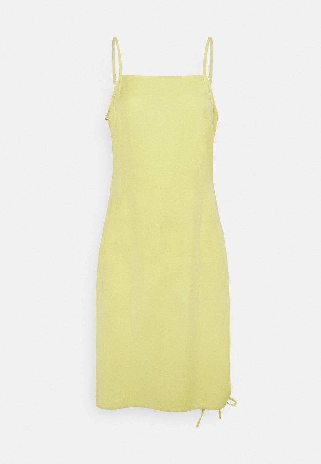 NU-IN ASYMMETRIC DRAWSTRING DRESS