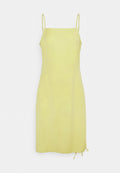 NU-IN ASYMMETRIC DRAWSTRING DRESS