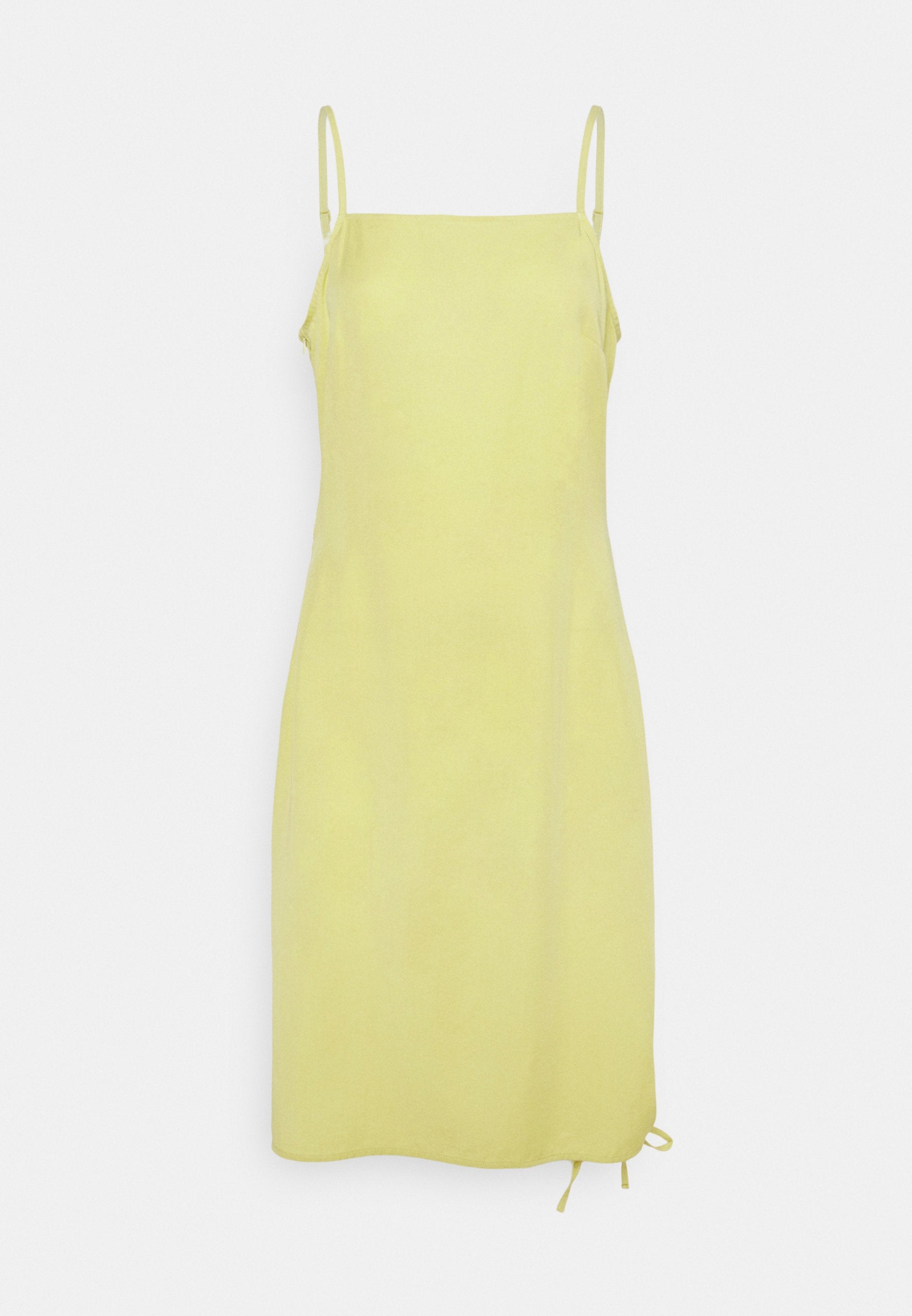 NU-IN ASYMMETRIC DRAWSTRING DRESS