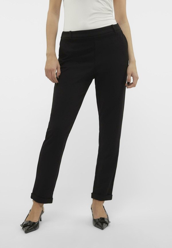 Vero Moda Tailored VMSARA Mid waist - Trousers - schwarz