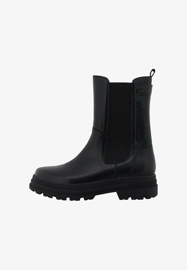 TOM TAILOR Platform ankle boots - black