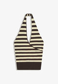 Bershka SURPLICE HALTER - TOP - Top - multi-colour