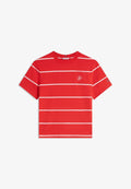 Tommy Hilfiger LOGO EMBROIDERY JERSEY CREW NECK T-SHIRT - Basic T-shirt - fireworks/bonita pink