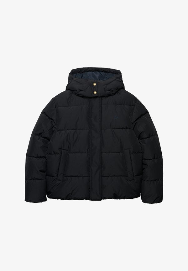 Superdry & Co SUPERDRY PREMIUM HOODED PUFFER JACKET.. - Winter jacket - black